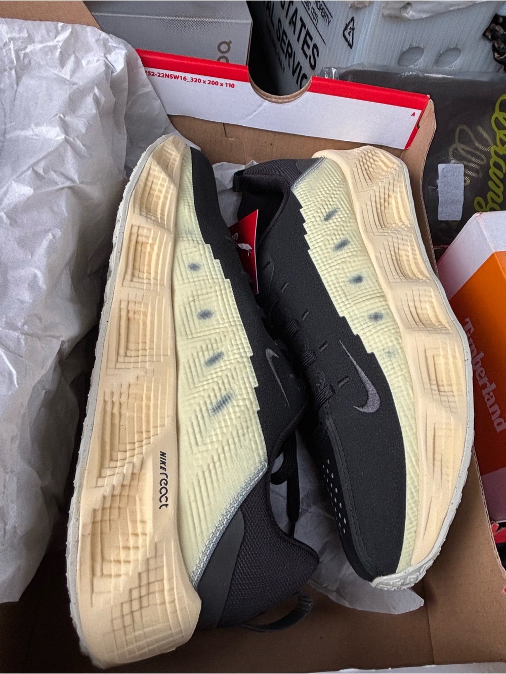 Nike Women’s Black and Cream Running Shoes
